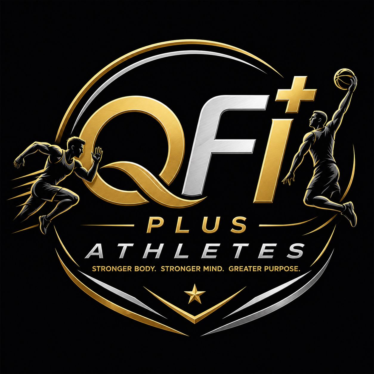 QFi Plus Athletes Division brand visual