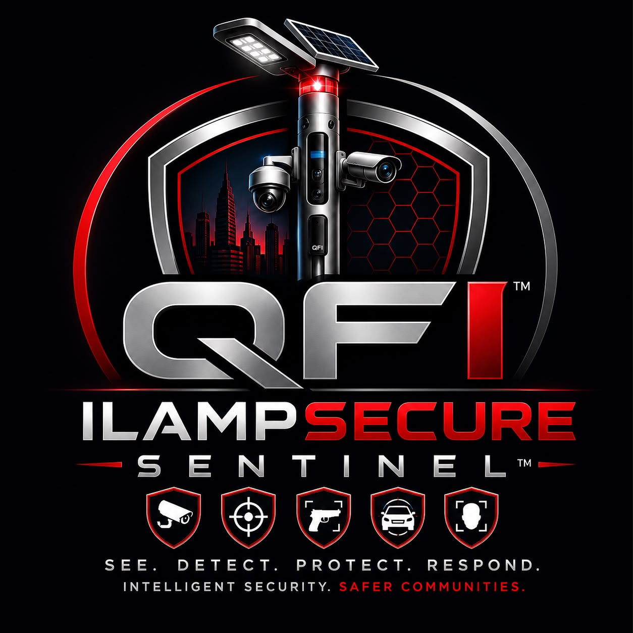 QFI Intelli iLampSecure Sentinel — AI-powered autonomous security infrastructure